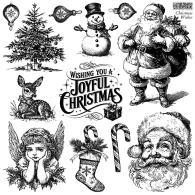 Christmas Wishes IOD Stamp™ (Single Sheet 12″x12″)