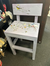 Purple Floral Chair