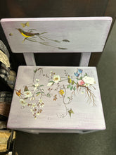 Purple Floral Chair