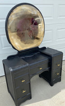 Black Dresser with Mirror