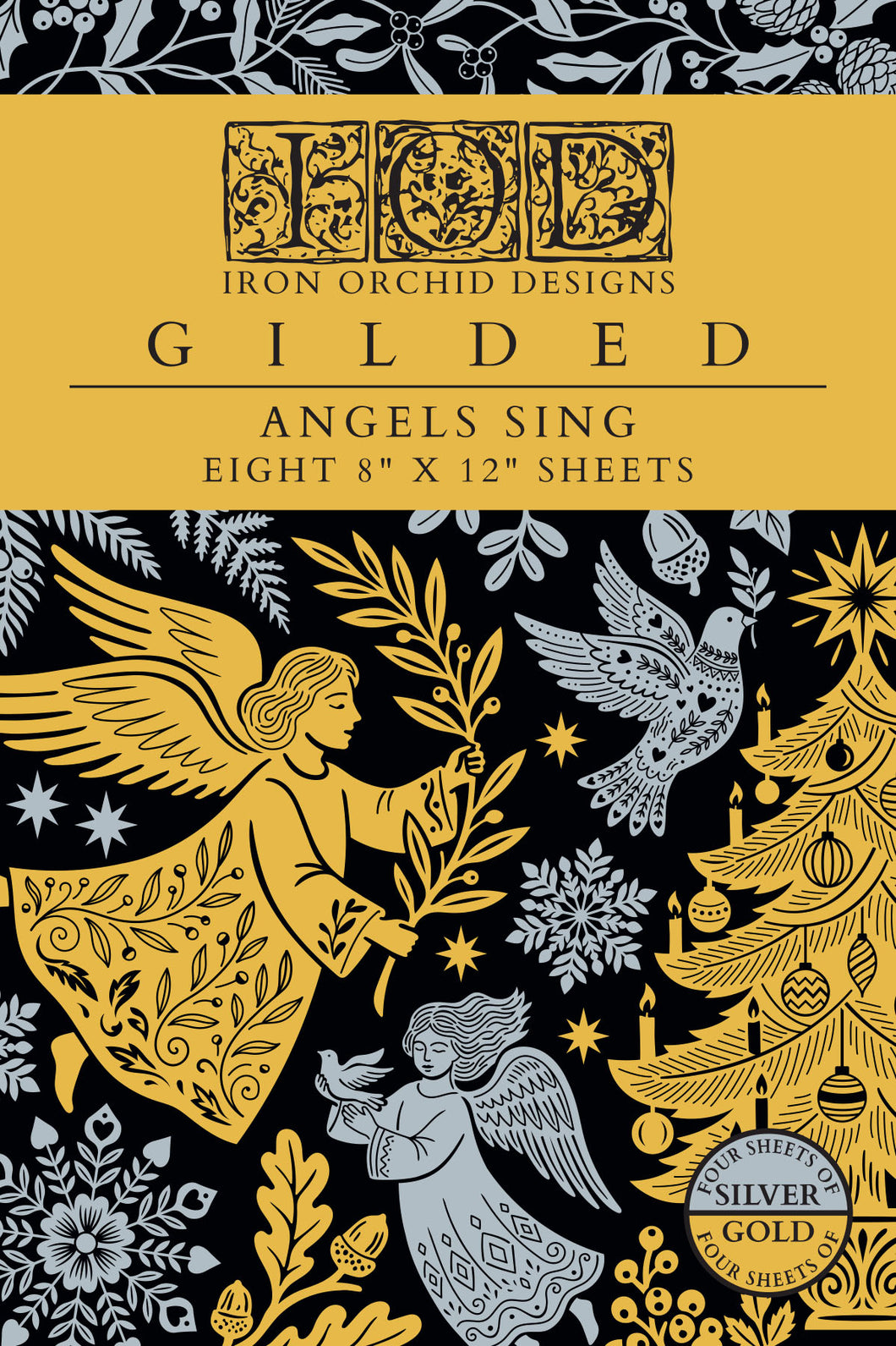 Angels Sing IOD Foil Transfer (8″x12″ pad-8 sheets)