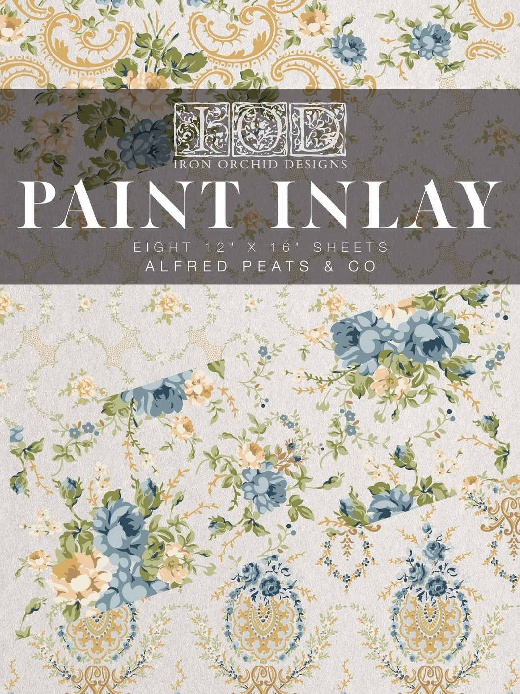IOD Paint Inlay Alfred Peats & Co (12″X16″ 8 SHEET PAD)