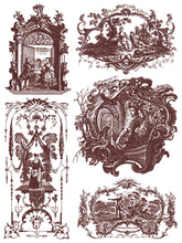 Hameau De La Reine IOD Paint Inlay (12″x16″ 8 sheet Pad)