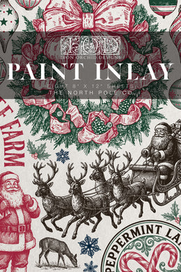 The North Pole Co IOD Paint Inlay  (8″X12″ 8 SHEET PAD) Limited Edition