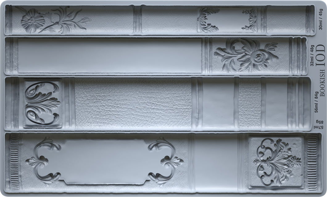 Bookish IOD Decor Mould (6″x10″)