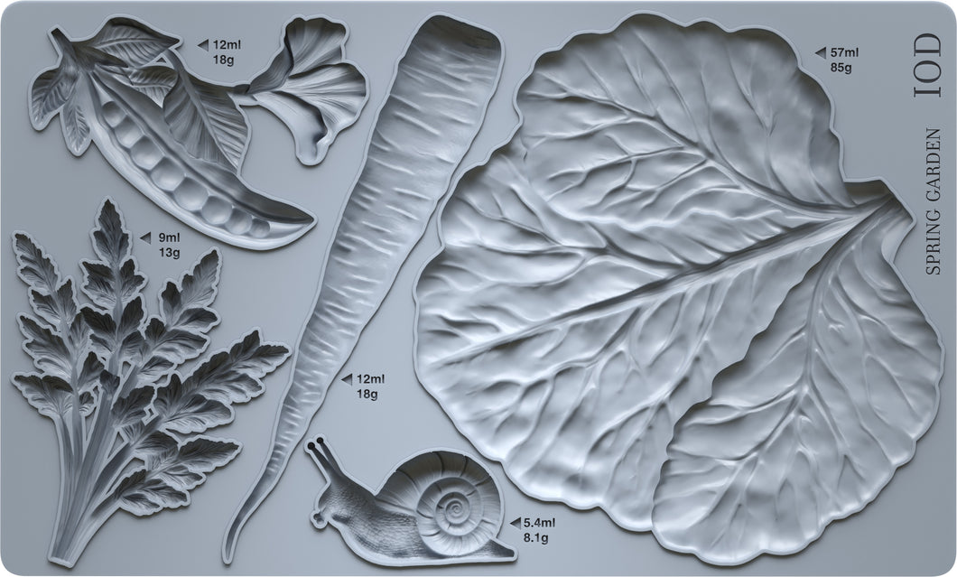 Spring Garden IOD Decor Mould (6″x10″)