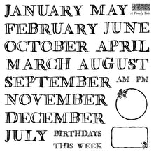 A Timely Tale IOD Stamp (Four Sheets 6"x6" each)