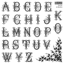 Dessins de Broderie IOD Stamp (Four Sheets 6"x6" each)