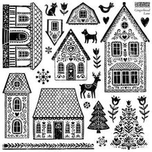 Gingerbread Lane IOD Stamp™ (Single Sheet 12″x12″)