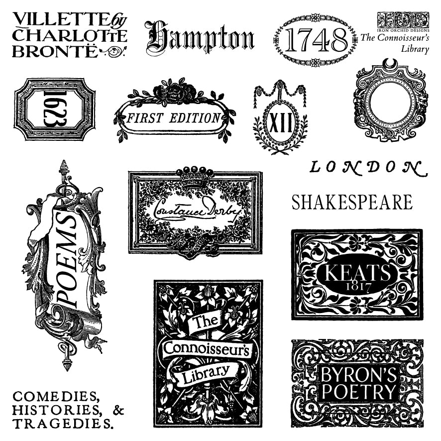 The Connoisseur’s Library IOD Stamp (Four Sheets 6