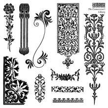 The Connoisseur’s Library IOD Stamp (Four Sheets 6"x6" each)
