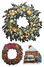 A Cotswold Christmas IOD Transfer (8″x12″ pad-8 sheets )