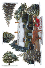A Cotswold Christmas IOD Transfer (8″x12″ pad-8 sheets )