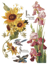 Flowers by the Poets. IOD Transfer (12"x16" pad-8 sheets)