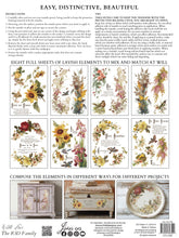 Flowers by the Poets. IOD Transfer (12"x16" pad-8 sheets)