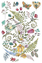 Fern Fables IOD Transfer (8″x12″ pad-8 sheets )