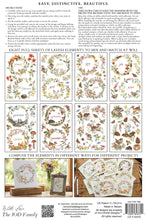 The Bramblewood Diaries IOD Transfer (8″x12″ pad-8 sheets )