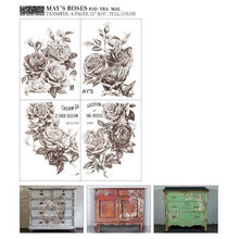 May's Roses IOD Image Transfer (12″X16″ PAD -4 SHEETS)