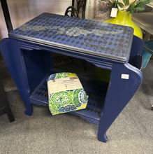 Royal Blue End Table