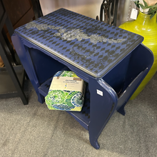 Royal Blue End Table