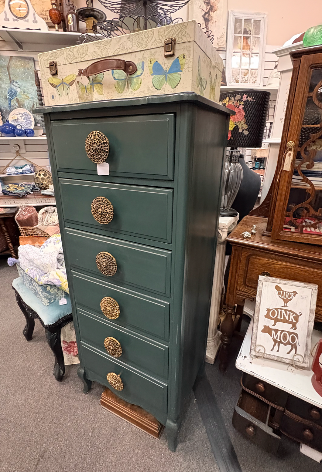 Green Dresser
