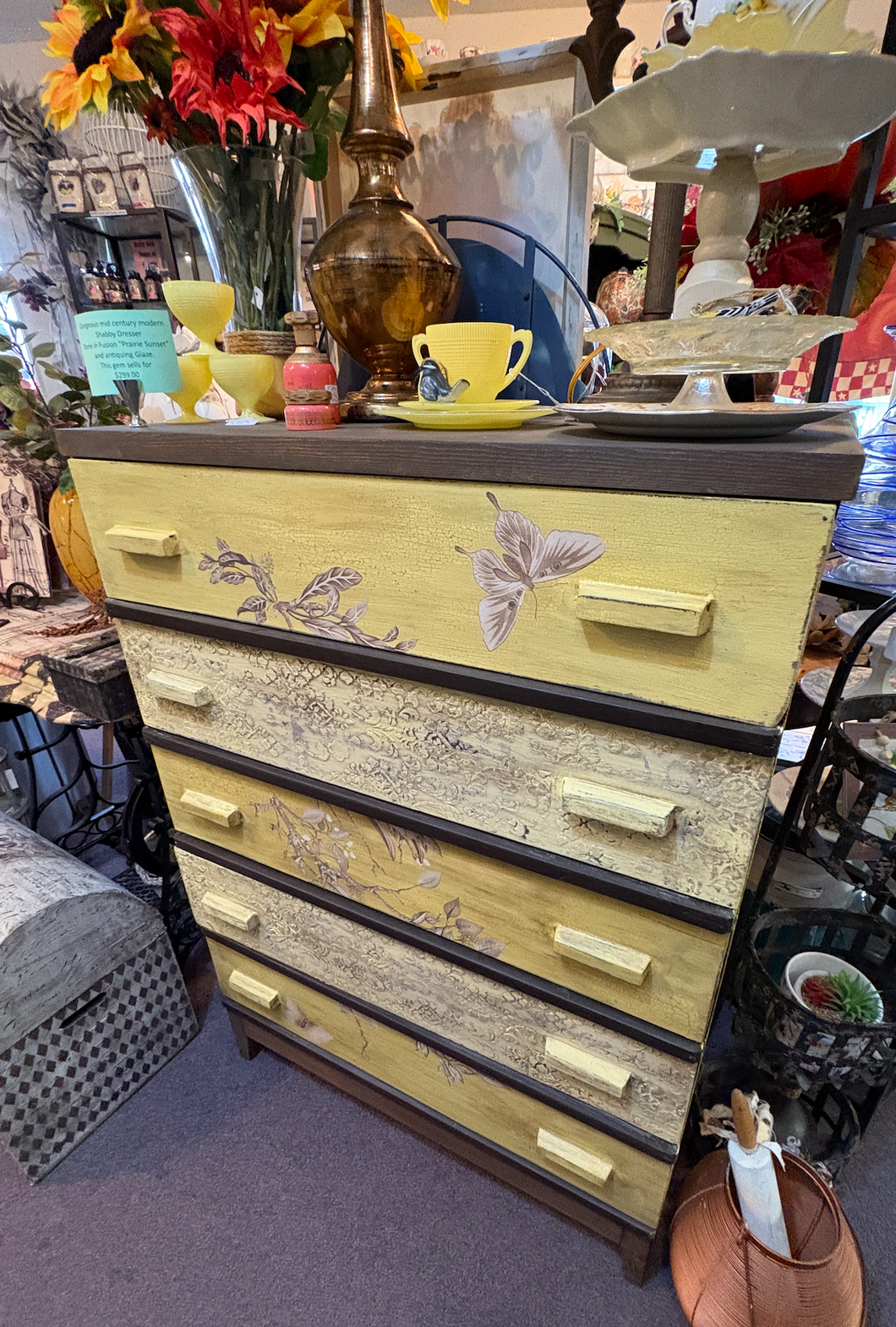 Yellow Dresser