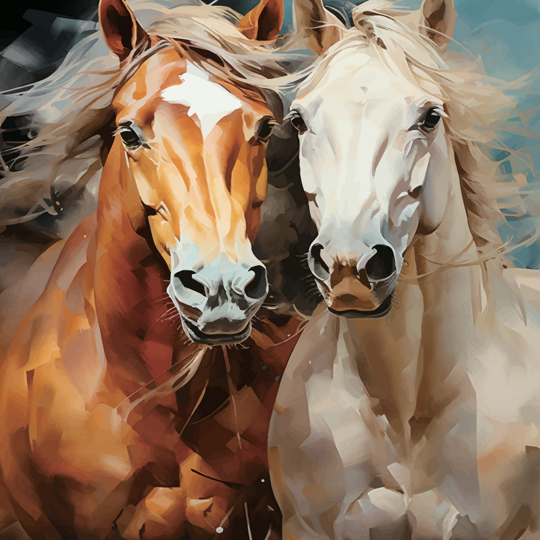 Majestic Horses MINT Decoupage Paper