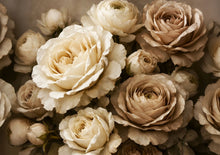 Antique Cream - Mint Decoupage Paper
