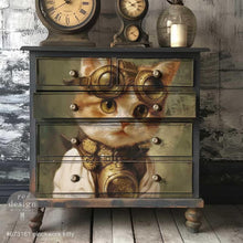 A1 Decoupage Fiber – Clockwork Kitty