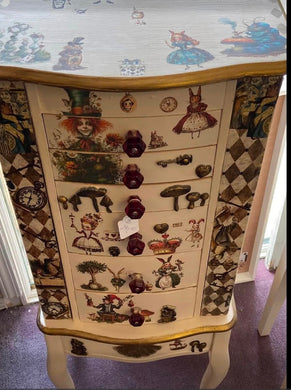 Alice in Wonderland Mini Dresser