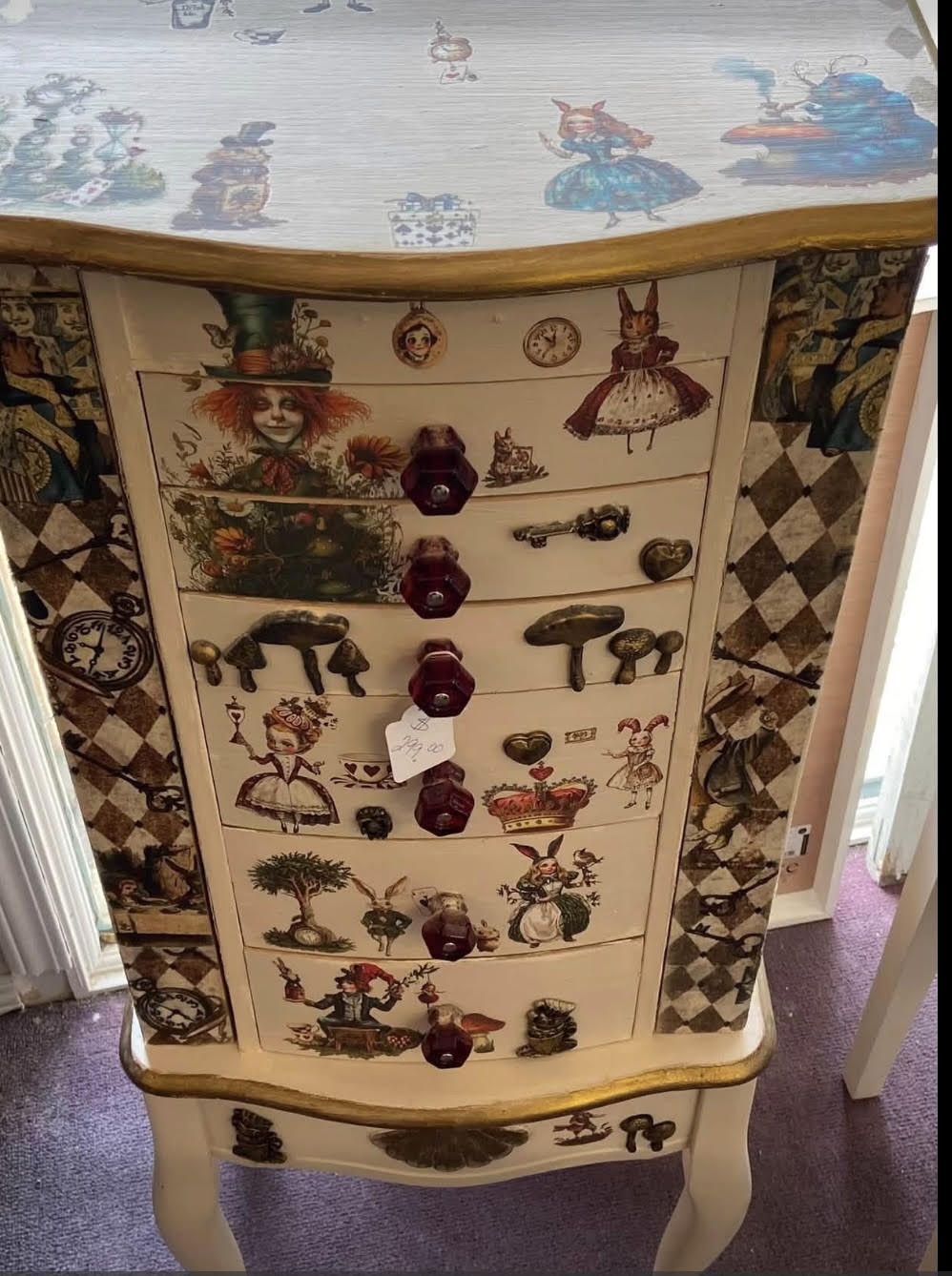 Alice in Wonderland Mini Dresser