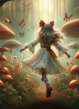 Path to Wonderland - Mint Decoupage Paper