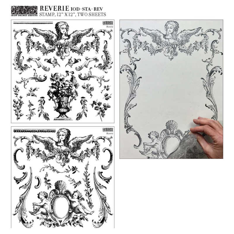 Riverie IOD Decor Stamp 2 Sheets (12″X12″)