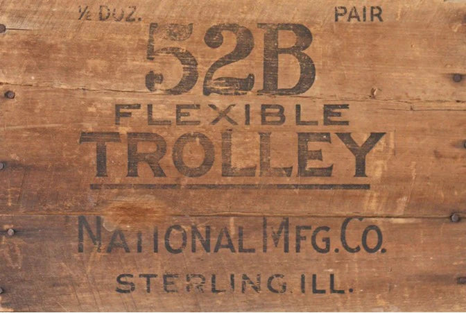 Trolley Crate Decoupage Paper