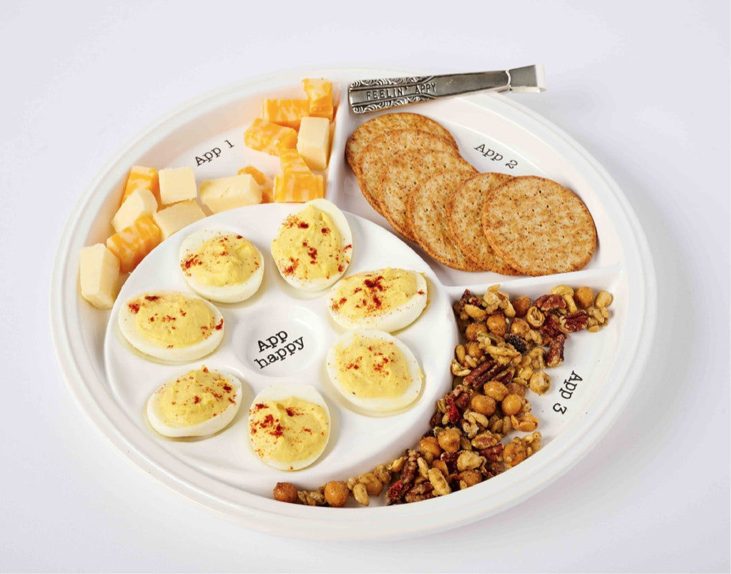 Appetizer and Egg Platter Set