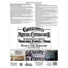 IOD Paint Inlay Gregory's Catalogue (12″X16″ 8 SHEET PAD)