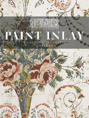 IOD Paint Inlay Chateau (12″X16″ 8 SHEET PAD)