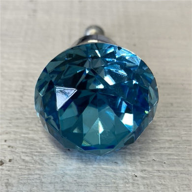 Blue Crystal Knob