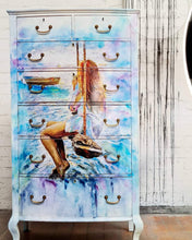 Girl on Swing Decoupage Papers