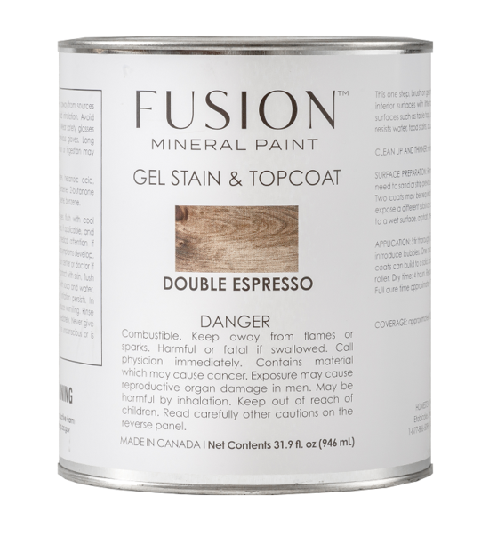 Fusion Gel Stain & Top Coat Double Espresso