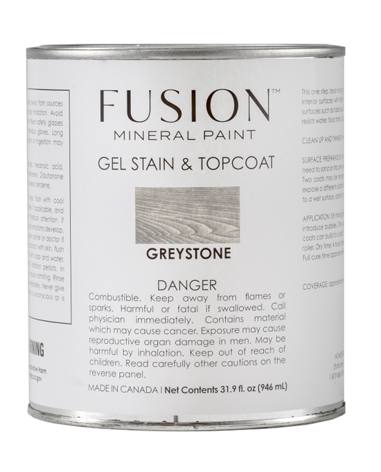 Fusion Gel Stain & Top Coat Greystone