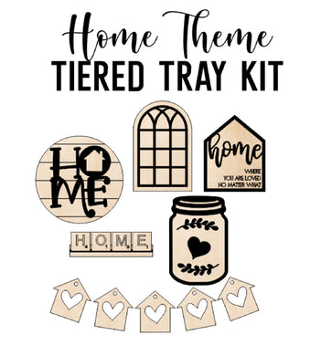 Home Theme - Tiered Tray DIY Kit