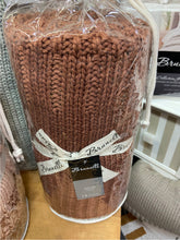 Terracotta Knit Throw