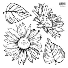 Sunflower IOD Decor Stamp (12″X12″) 2 Sheet Set - with Masks