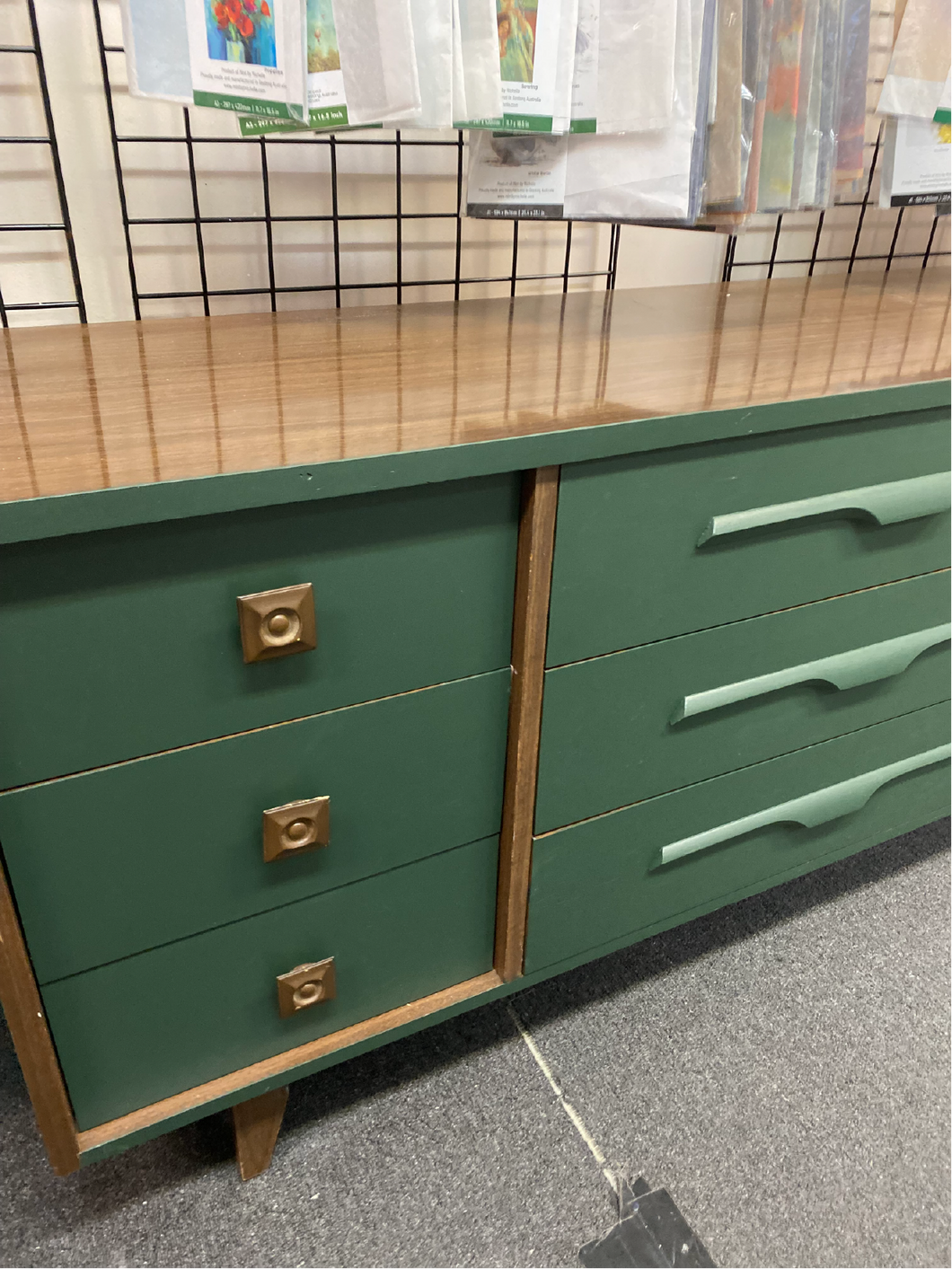 Green dresser deals