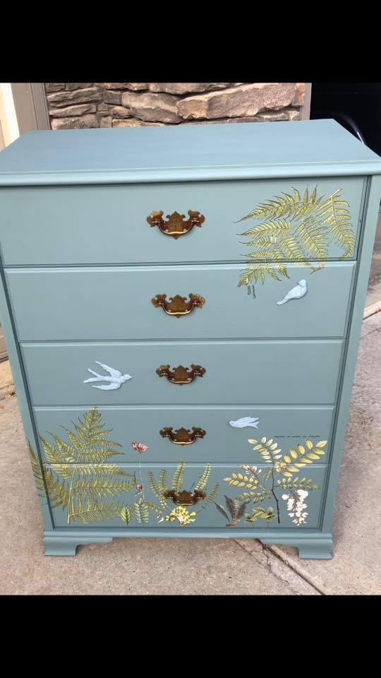 Light Blue Chest of Drawers