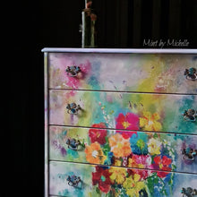 Karen's Technicolour Bouquet Mint Decoupage Paper