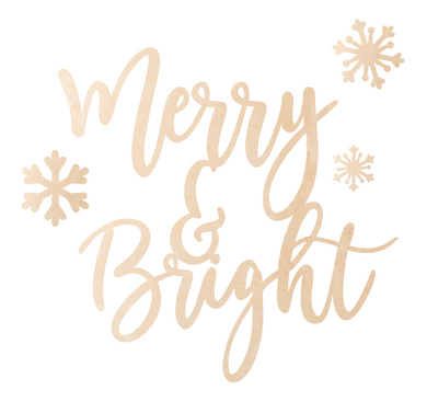 Merry & Bright Overlay DIY Kit