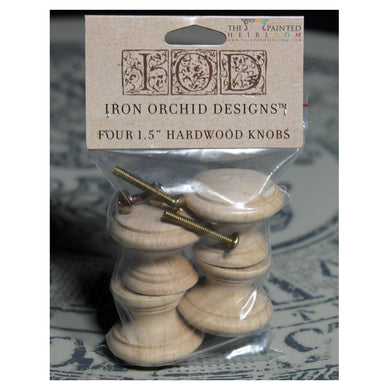IOD Wooden Knobs (1.5