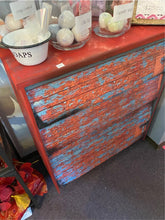 Red and Blue Dresser
